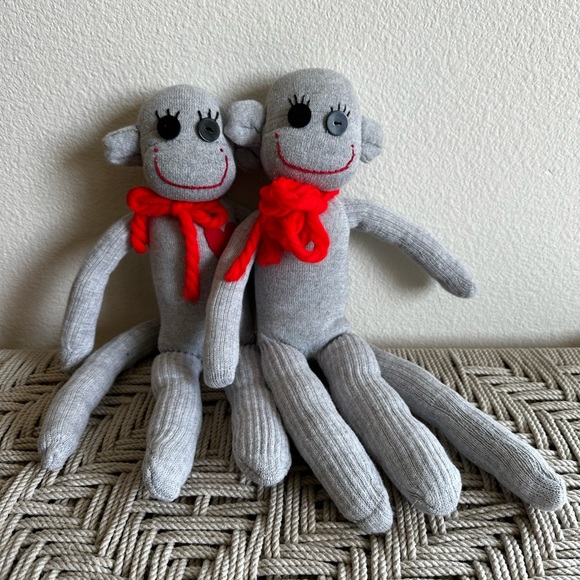 custom Other - Custom sewn sock monkeys X 2